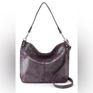HOBO Pier Shoulder Bag; Color: Plum Graphite. Like New Condition. W/ Dust Bag!